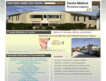 Tablet Screenshot of centre-medical-provence-luberon.com